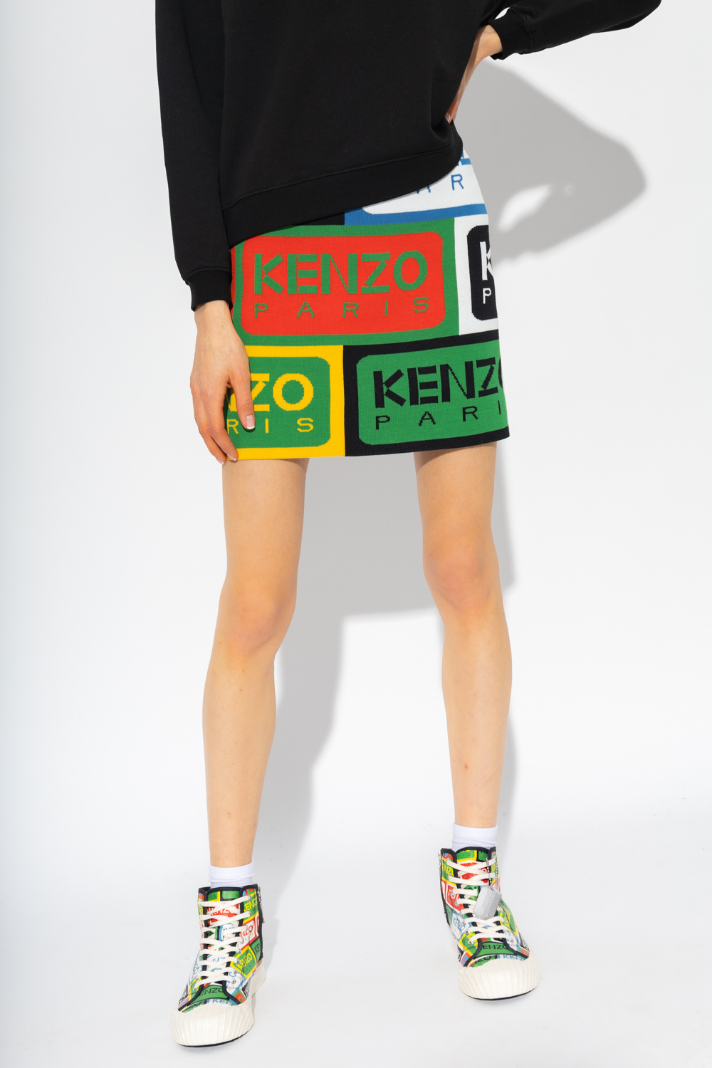 スカート KENZO STRIPPED JACQUARD MINI SKIRT Patterned skirt Kenzo - SchaferandweinerShops Sweden